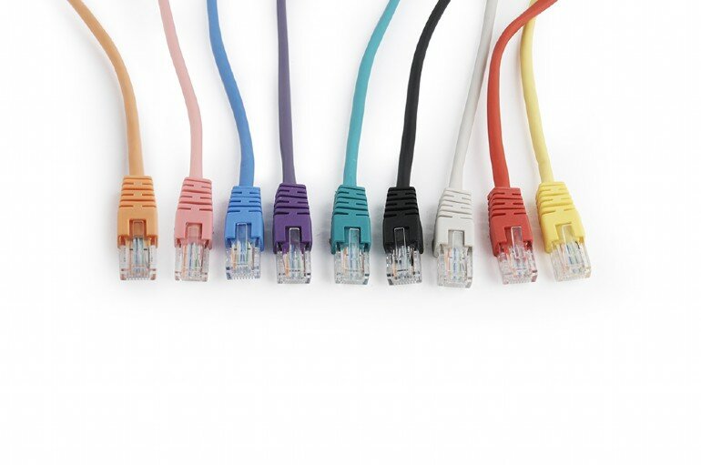 Kabel sieciowy Gembird Patch PP121.5M/B z osłonką zalewaną  różne kolory