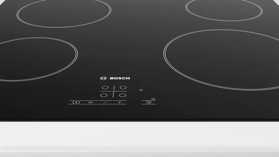 Płyta ceramiczna Bosch PKE611B17E widok na panel TouchSelect