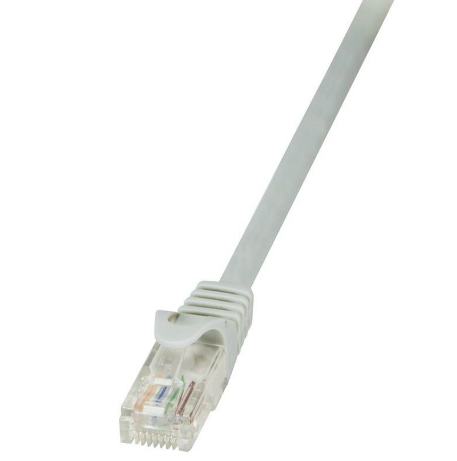 Kabel sieciowy LogiLink RJ-45 UTP 2m szary złącze kabla