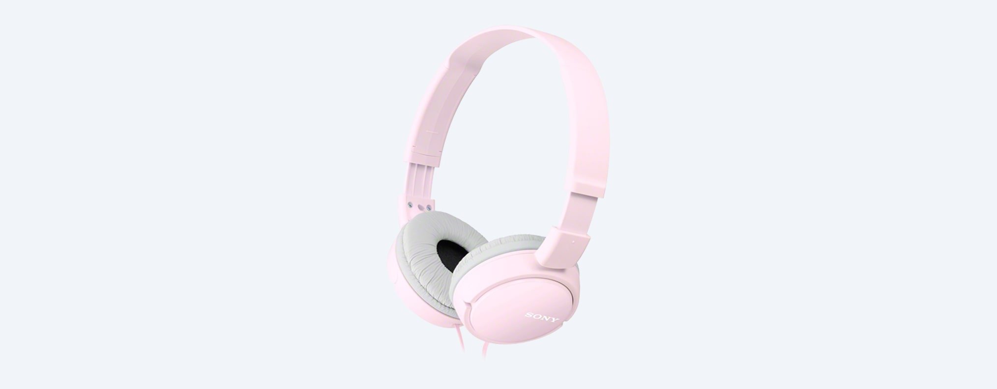 Słuchawki Sony nauszne MDR-ZX110 różowe prawy bok