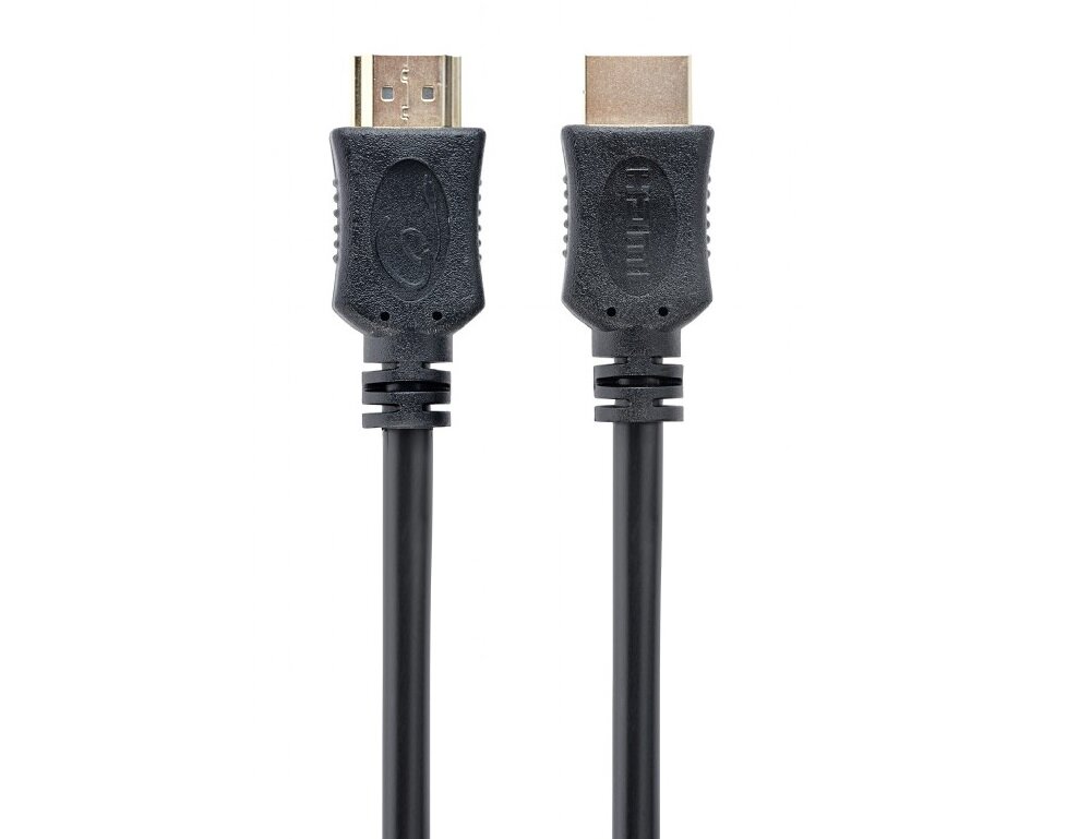 Kabel HDMI Gembird CC-HDMI4L-1M widok na dwa złącza HDMI