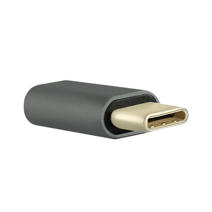 Qoltec Adapter USB 3.1 Typ C męski | Micro USB 2.0 B żeński 50478 widok końcówki męskiej