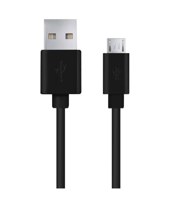 Kabel USB ESPERANZA Micro USB 2.0 A-B M/M  front czarny