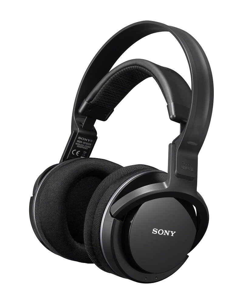 Słuchawkami Sony MDR-RF855RK skos