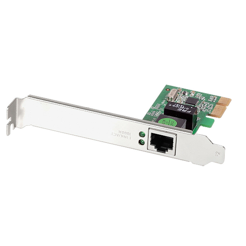 Karta sieciowa Edimax EN-9260TX-E PCI-E widoczna pod skosem