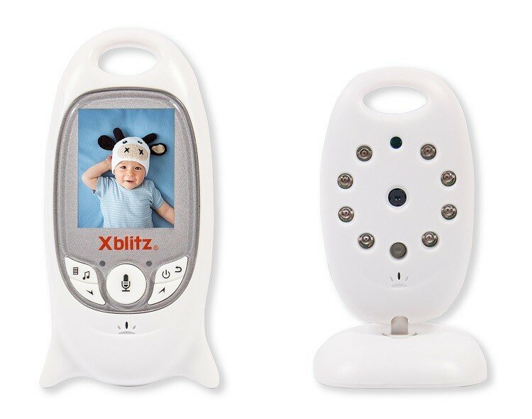  Niania elektroniczna XBLITZ Baby Monitor od przodu i tyłu   