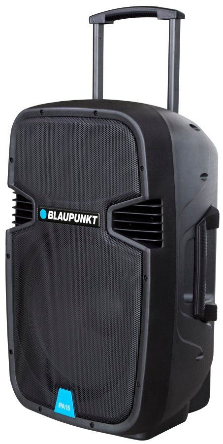 Profesjonalny system audio Blaupunkt PA15 czarny widok na przod od prawej strony