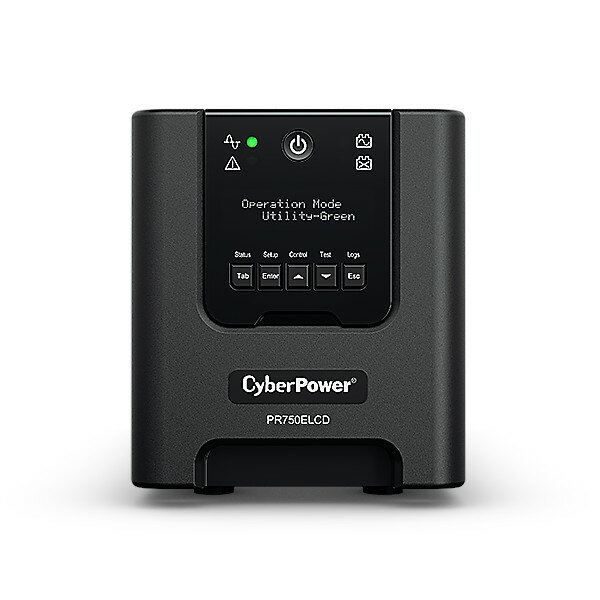 Zasilacz awaryjny UPS CyberPower PR750ELCD 500 W widoczny frontem