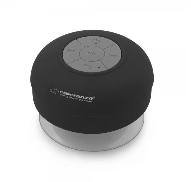 Głośnik Bluetooth Esperanza Sprinkle czarny frontem