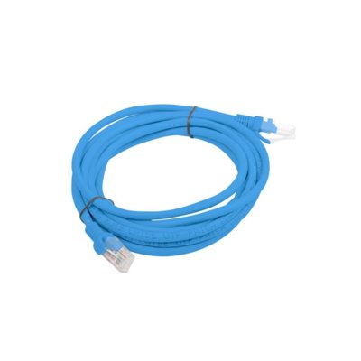 Фото - Дрiт i кабель Lanberg Patch cord  UTP kat.6 3m niebieski 