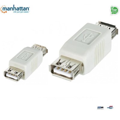 Zdjęcia - Kabel Philips Adapter Manhattan Hi-Speed USB 2.0 A-A F/F 