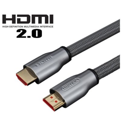 Фото - Кабель Unitek Kabel HDMI  Y-C140RGY HDMI v.2.0 M/M LUX oplot 5m 