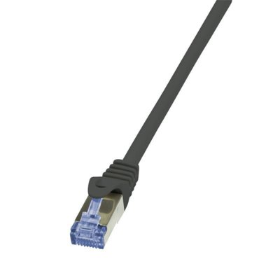 Zdjęcia - Drut i kabel LogiLink Patchcord  CQ4013S Cat.6A/7 600 MHz S/FTP PIMF 0,25m czarny 