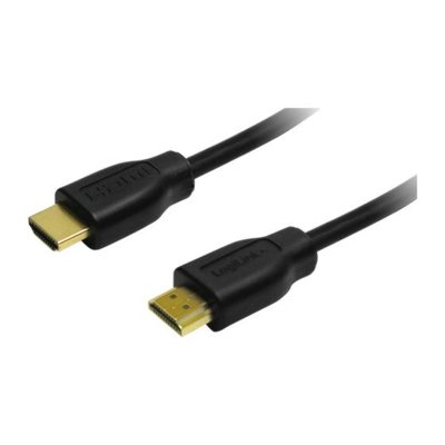 Фото - Кабель LogiLink Kabel HDMI  CH0076 High Speed z Ethernet 20 cm czarny 