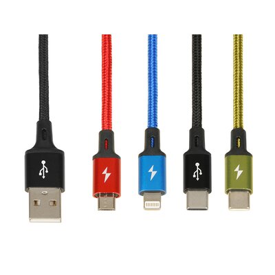 Фото - Кабель iBOX Kabel ładujący  USB 4w1 