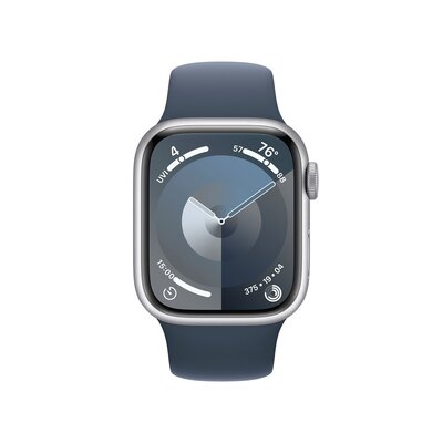 Фото - Смарт годинник Apple Smartwatch  Watch Series 9 GPS aluminium 41 mm M/L srebrny + opaska s 