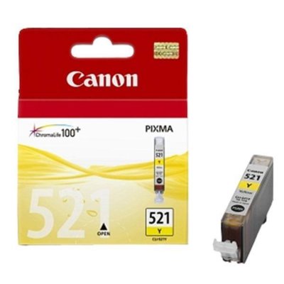 Zdjęcia - Wkład drukujący Canon Tusz CLI521 ŻÓŁTY CLI-521Y 