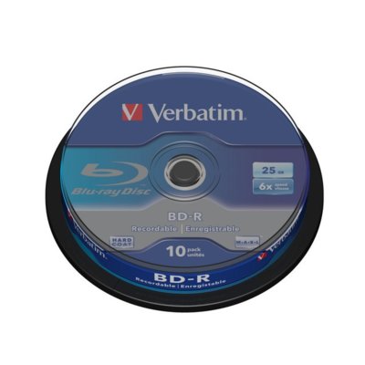 Фото - Оптичний диск Verbatim BD-R 6x 25GB 10P CB 43742 