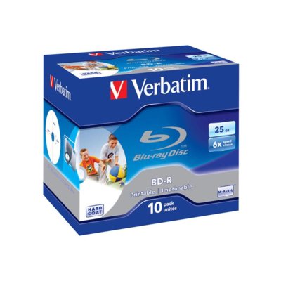 Фото - Оптичний диск Verbatim BD-R  25GB 6x 10szt. jewel case 