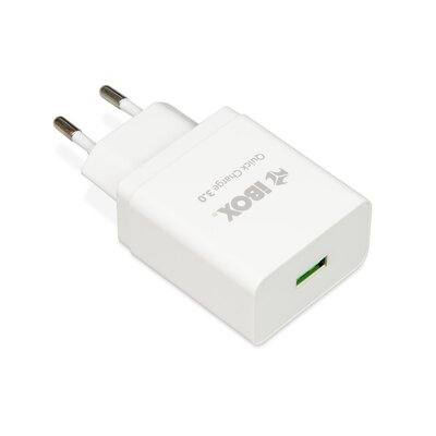 Фото - Зарядний пристрій iBOX Ładowarka sieciowa  QC-1 Quick Charge biała 