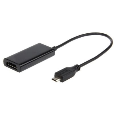 Zdjęcia - Kabel Gembird ADAPTER MHL(M)->HDMI(F)+USB MICRO(BF) 16CM (5PIN)