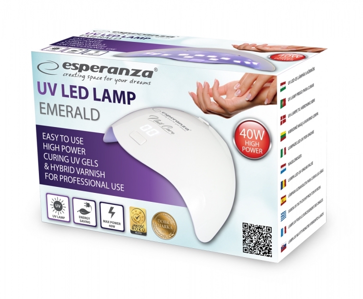 xyz - Lampa Esperanza EMERALD EBN008 (kolor biały) - abc