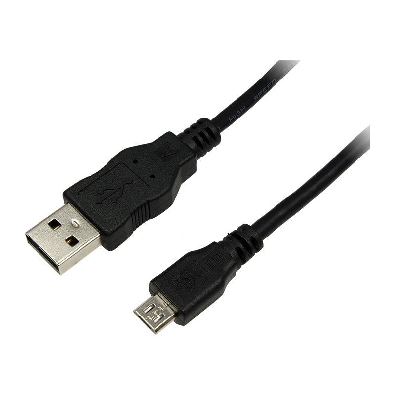 xyz - Kabel USB 2.0 LogiLink CU0057 USB A > USB B micro 0,6m - abc