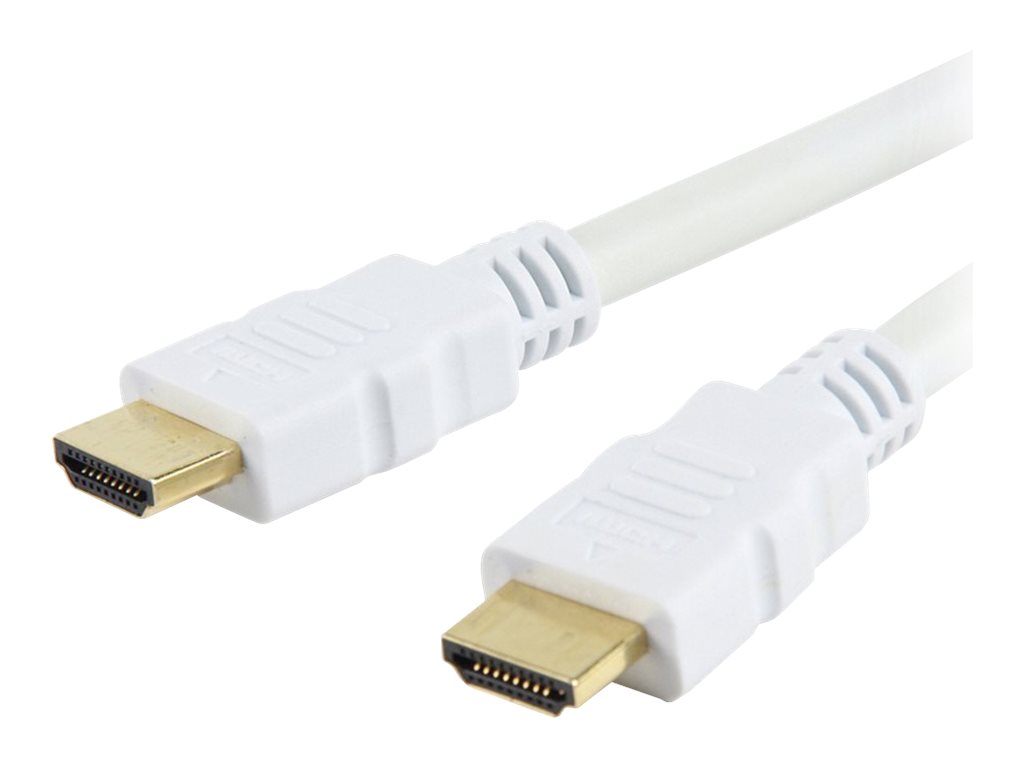 xyz - Kabel HDMI-HDMI M/M Ethernet 3D 4K Techly 1m, biały - abc