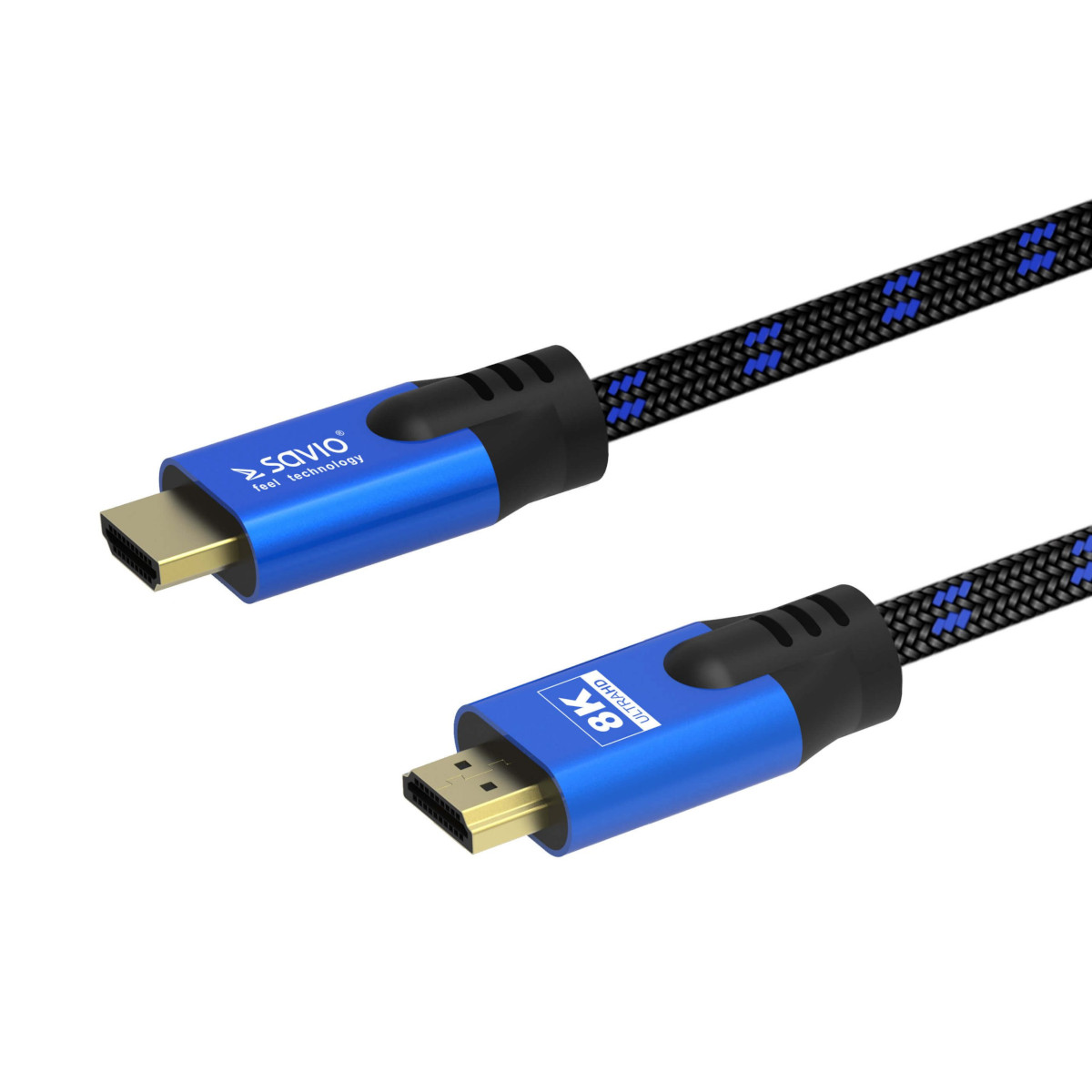 xyz - Kabel HDMI Savio CL-143 czarno-niebieski 3m - abc