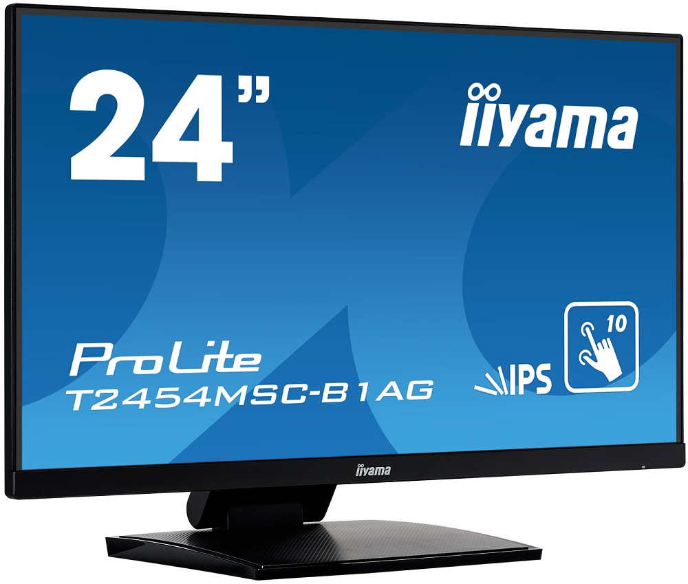 xyz - IIYAMA Monitor 24 T2454MSC-B1AG pojemnościowy 10PKT, IP, powłoka AG - abc