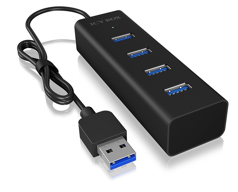 xyz - HUB USB 3.0 IcyBox IB-HUB1409-U3 4 portowy - abc