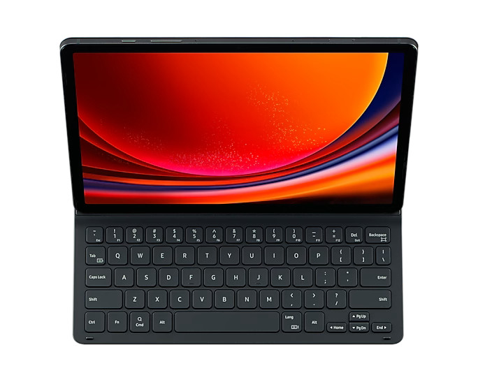 xyz - Etui z klawiaturą Samsung Book Cover Keyboard Slim do Tab S9 czarne - abc