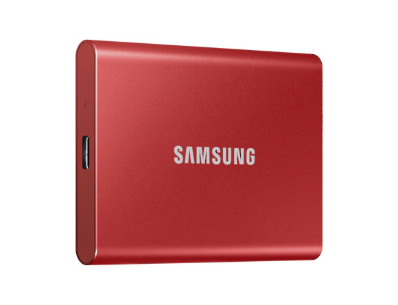 xyz - Dysk Samsung SSD T7 500GB MU-PC500R/WW Czerwony - abc