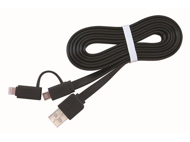 xyz - Gembird Kabel USB AM->Micro-BM/ Lightning Apple 1m - abc