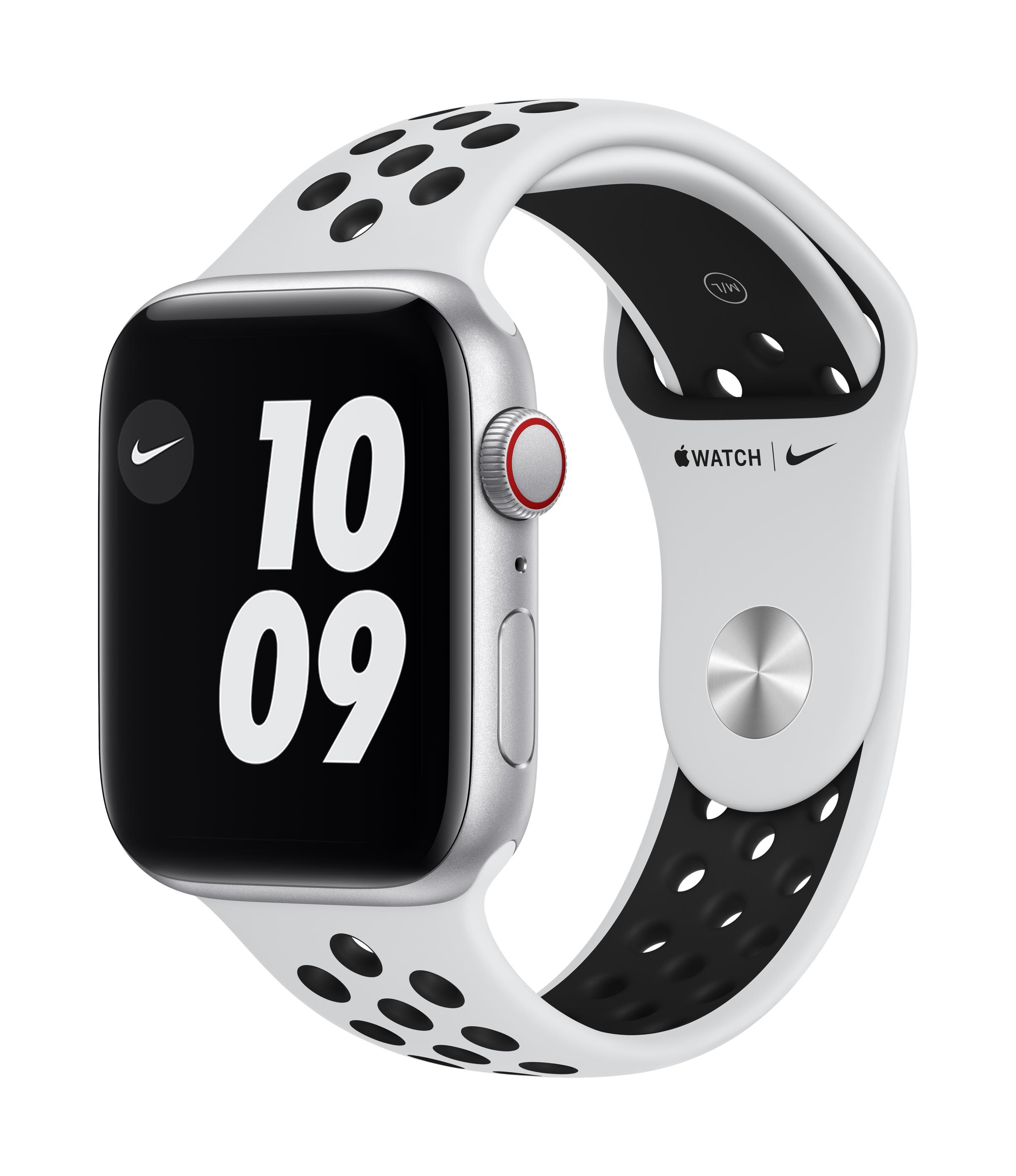 xyz - Smartwatch Apple Watch Nike SE GPS + Cellular 44mm Silver Aluminium - abc