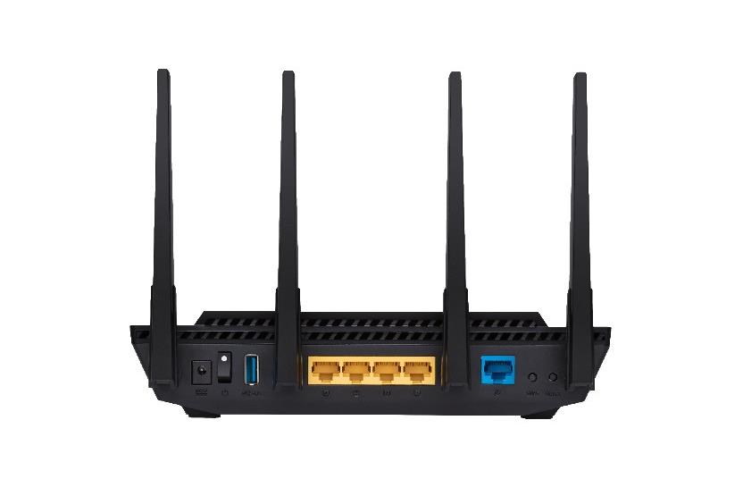 xyz - Dwuzakresowy router Wi-Fi ASUS RT-AX58U AX3000 1xWAN 4xLAN 1xUSB3.0 Czarny - abc