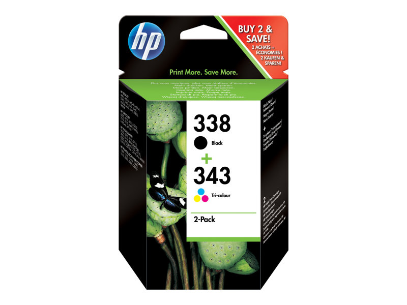 xyz - Wkład HP 338 + 343 2-pack SD449EE - abc