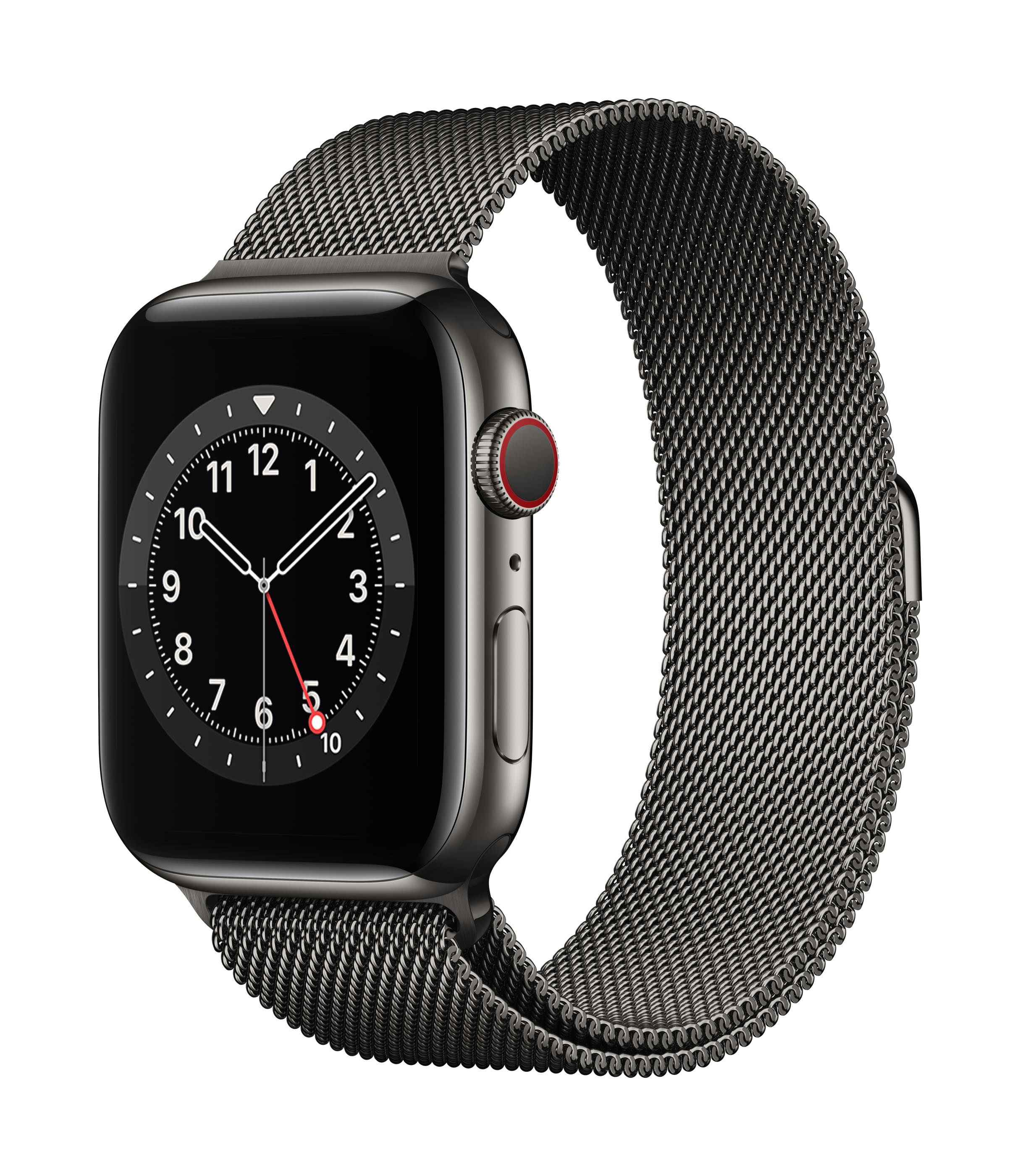 xyz - Smartwatch Apple Watch Series 6 GPS + Cellular 44mm Graphite Stainless Steel - abc