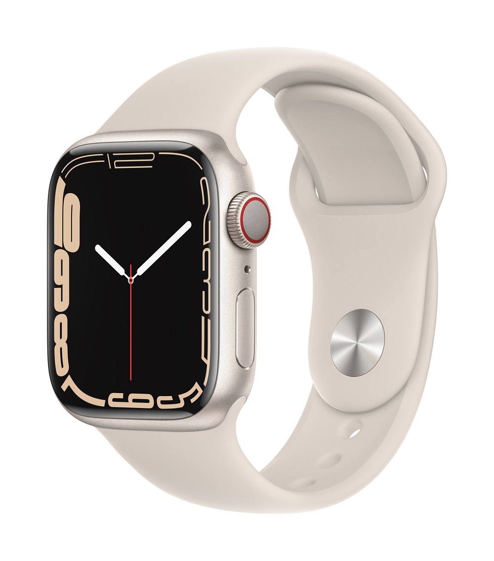 xyz - Smartwatch Apple Watch Series 7 GPS + Cellular 41 mm Księżycowa poświata - abc