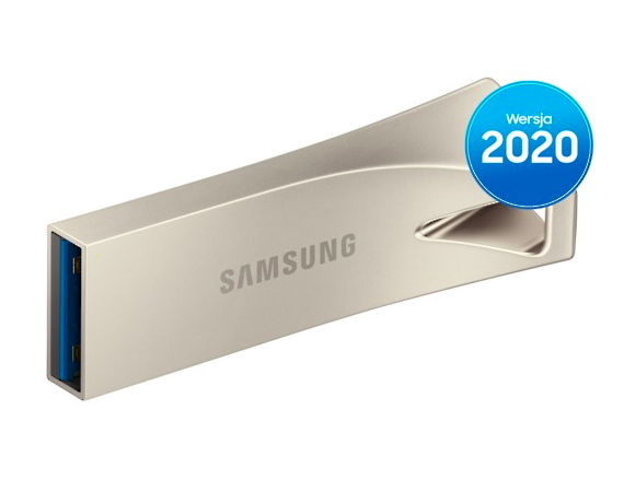 xyz - Pendrive Samsung BAR PLUS (2020) 64GB MUF-64BE3/APC Champagne Silver - abc