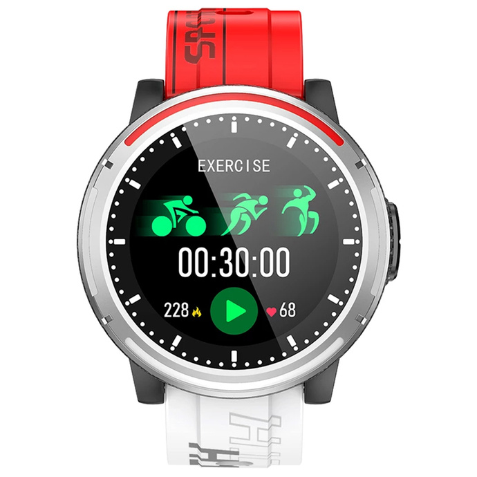 xyz - Smartwatch Kumi M1 czerwony - abc