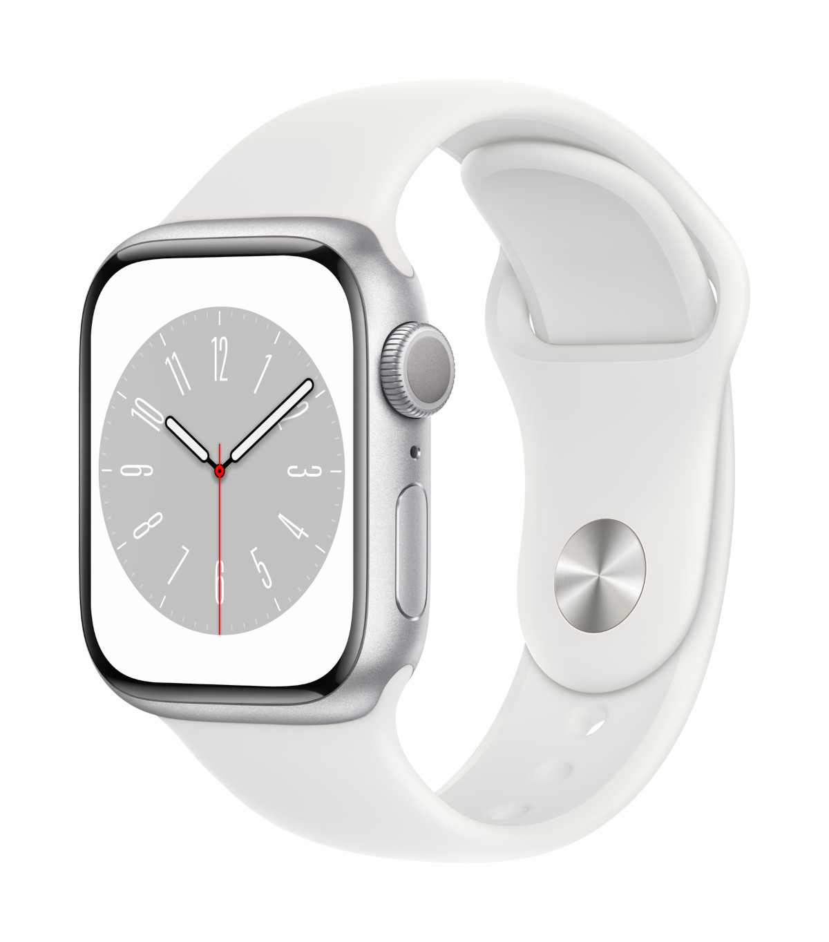 xyz - Smartwatch Apple Watch Series 8 GPS srebrno-biały - abc