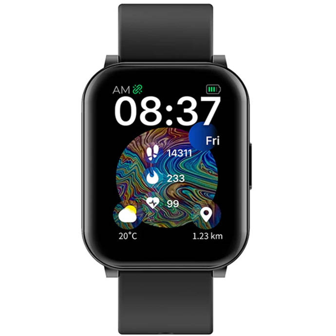 xyz - Smartwatch Kumi KU2 Pro KU-KU2PRO/BK Czarny - abc