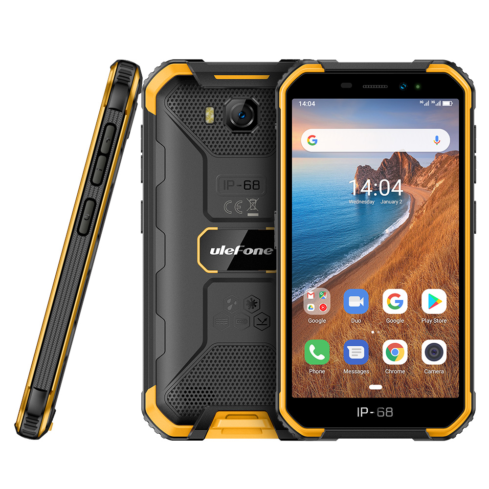 xyz - Smartfon Ulefone Armor X6 pomarańczowy - abc