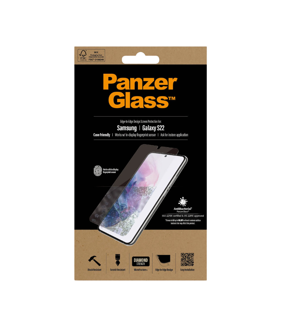 xyz - Szkło hartowane Panzerglass 7293 do Samsunga Galaxy S22 5G - abc