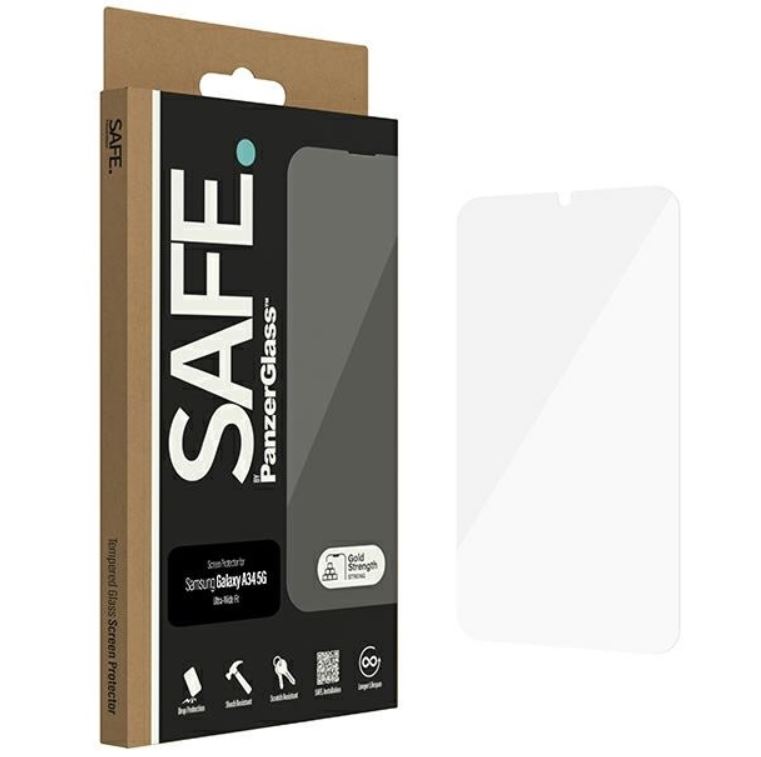 xyz - Szkło ochronne PanzerGlass Safe do Samsunga Galaxy A34 5G - abc