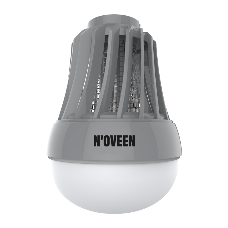 Lampa owadobójcza NOVEEN IKN823 LED IPX4 6W biało-szara