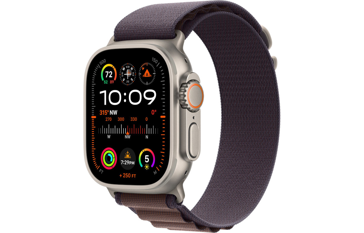 xyz - Smartwatch Apple Watch Ultra 2 GPS + Cellular koperta tytanowa 49mm + opaska Alpine indygo S - abc