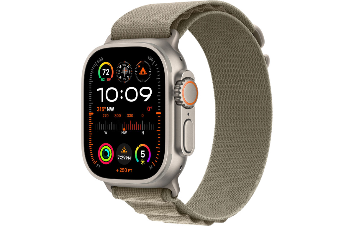 xyz - Smartwatch Apple Watch Ultra 2 GPS + Cellular koperta tytanowa 49mm + opaska Alpine moro S - abc