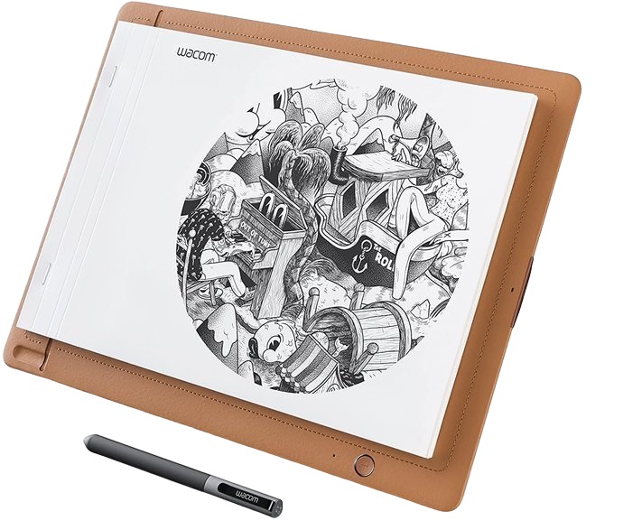 xyz - Tablet graficzny Wacom Sketchpad Pro brązowy - abc